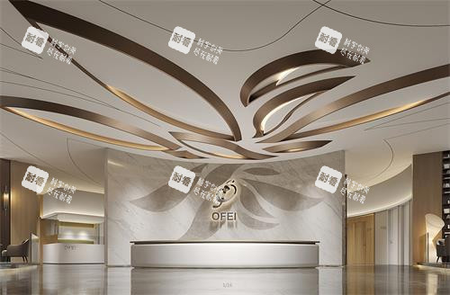 廈門歐菲醫(yī)療美容大廳環(huán)境圖