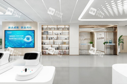 西安凌渡眼科醫(yī)院大廳