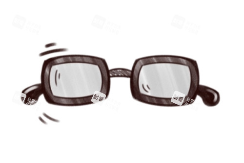 眼睛近視卡通圖 眼睛近視卡通圖