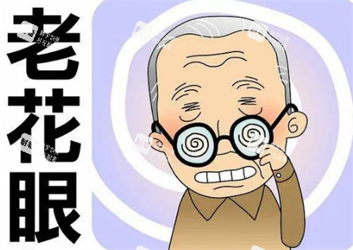 老花眼視物的樣子圖片