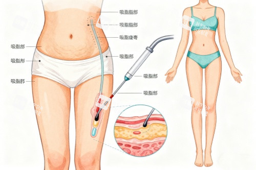 身體部位做吸脂卡通圖 身體部位做吸脂卡通圖