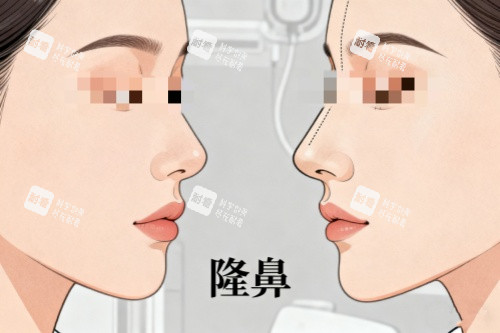 隆鼻前后對(duì)比圖一覽