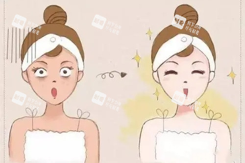 全身美白卡通圖