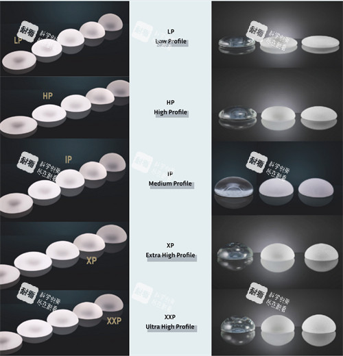 不同型號和材質(zhì)的隆胸假體 不同型號和材質(zhì)的隆胸假體
