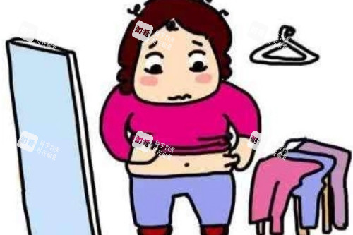 腰腹脂肪堆積卡通圖 腰腹脂肪堆積卡通圖