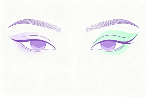 雙眼皮卡通圖展示 雙眼皮卡通圖展示