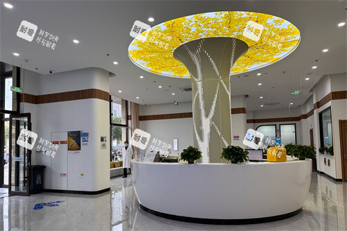張家口朝聚眼科醫(yī)院大廳環(huán)境