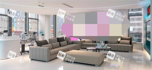 成都睛彩眼科醫(yī)院內(nèi)部大廳環(huán)境